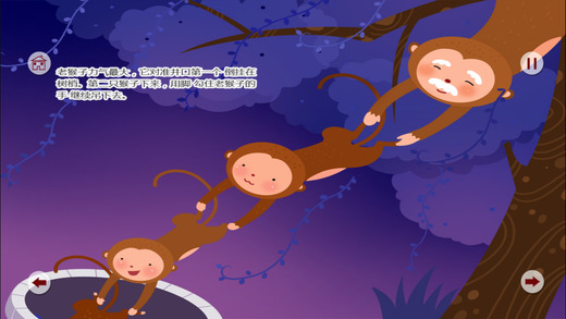 猴子捞月亮的故事_猴子捞月亮故事内容
